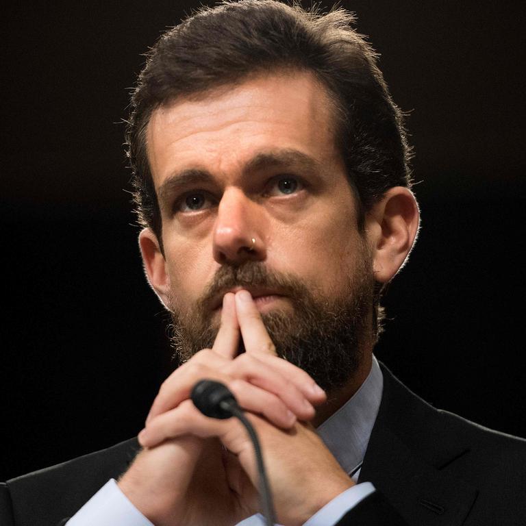 Twitter CEO Jack Dorsey plans to donate the proceeds from an NFT of his first tweet to charity. Picture: Jim Watson / AFP