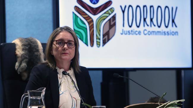 Victorian Premier Jacinta Allan at the Yoorrook Justice Commission in April. Picture: David Crosling/NewsWire