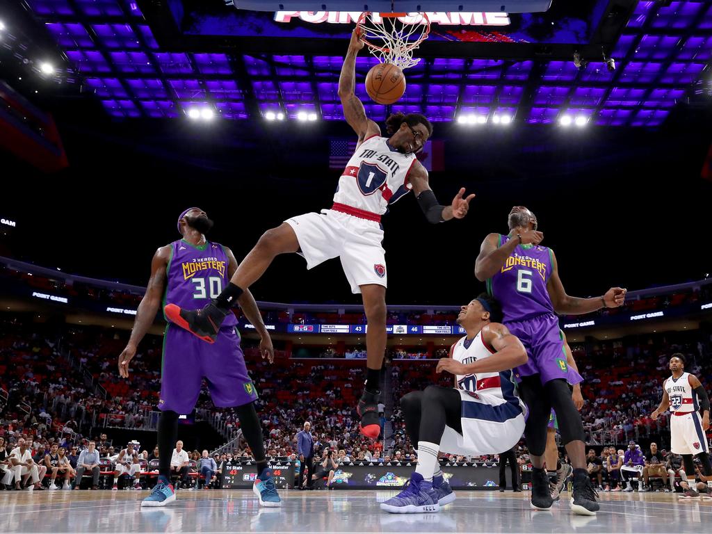 During BIG3 - Week Four at Little Caesars Arena on July 13, 2018 in Detroit, Michigan. (Photo by Gregory Shamus/BIG3/Getty Images)
