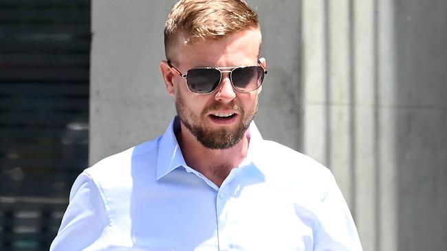 Alexander John Hart leaves Brisbane Supreme Court after pleading guilty to trafficking cannabis and cocaine. He was sentenced on June 4, 2025. Picture: NewsWire / John Gass