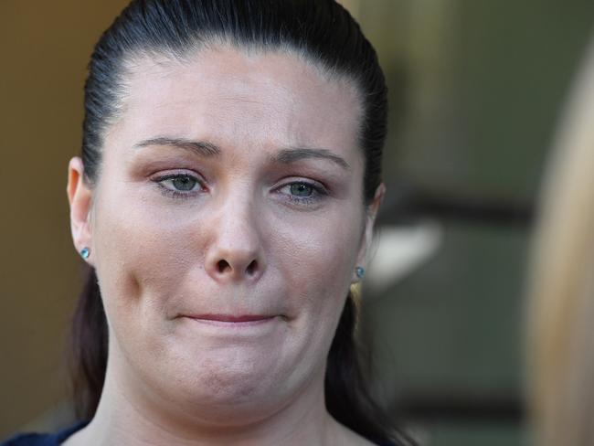 Ms Swales says she is hopeful of getting justice for her son. Picture: AAP