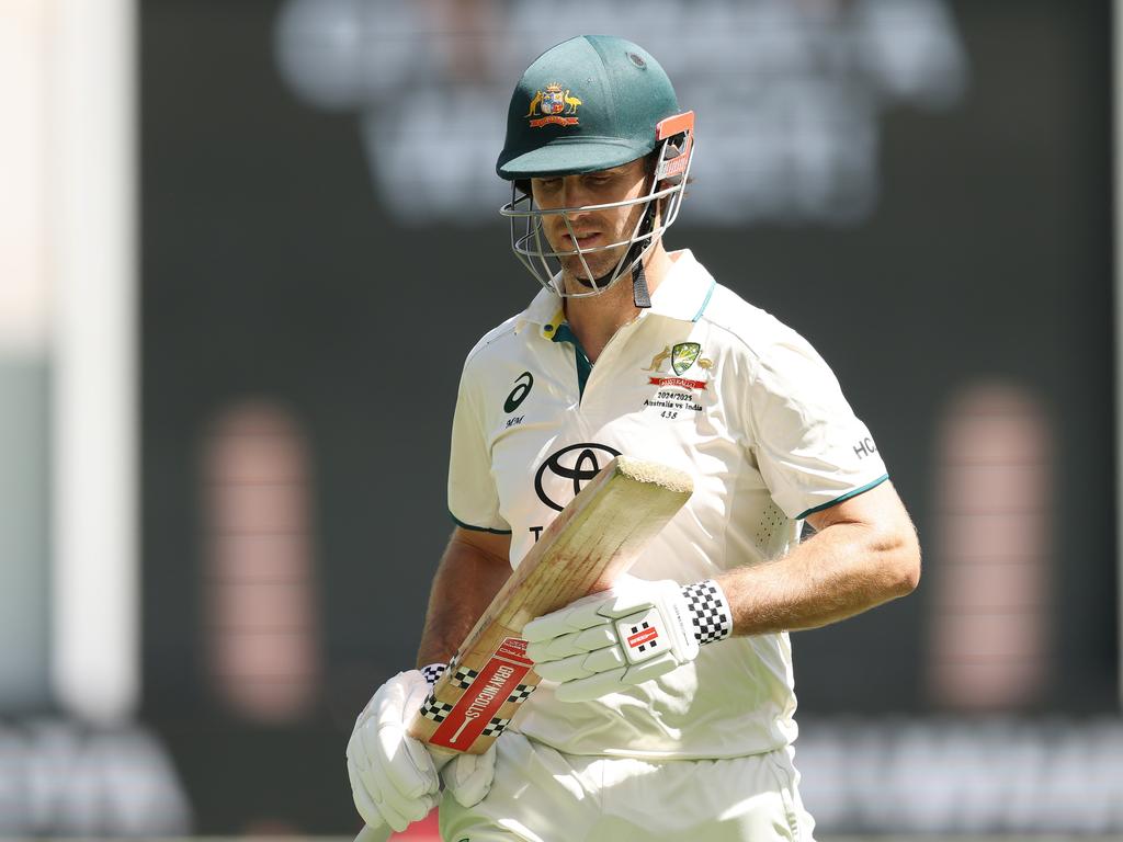 Mitch Marsh hopes to shine with the bat at the Gabba. Picture: Robert Cianflone/Getty Images