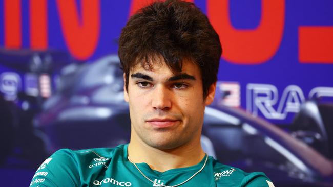 AUSTIN, TEXAS - OCTOBER 19: Lance Stroll of Canada and Aston Martin F1 Team attends the Drivers Press Conference during previews ahead of the F1 Grand Prix of United States at Circuit of The Americas on October 19, 2023 in Austin, Texas.   Dan Istitene/Getty Images/AFP (Photo by Dan Istitene / GETTY IMAGES NORTH AMERICA / Getty Images via AFP)