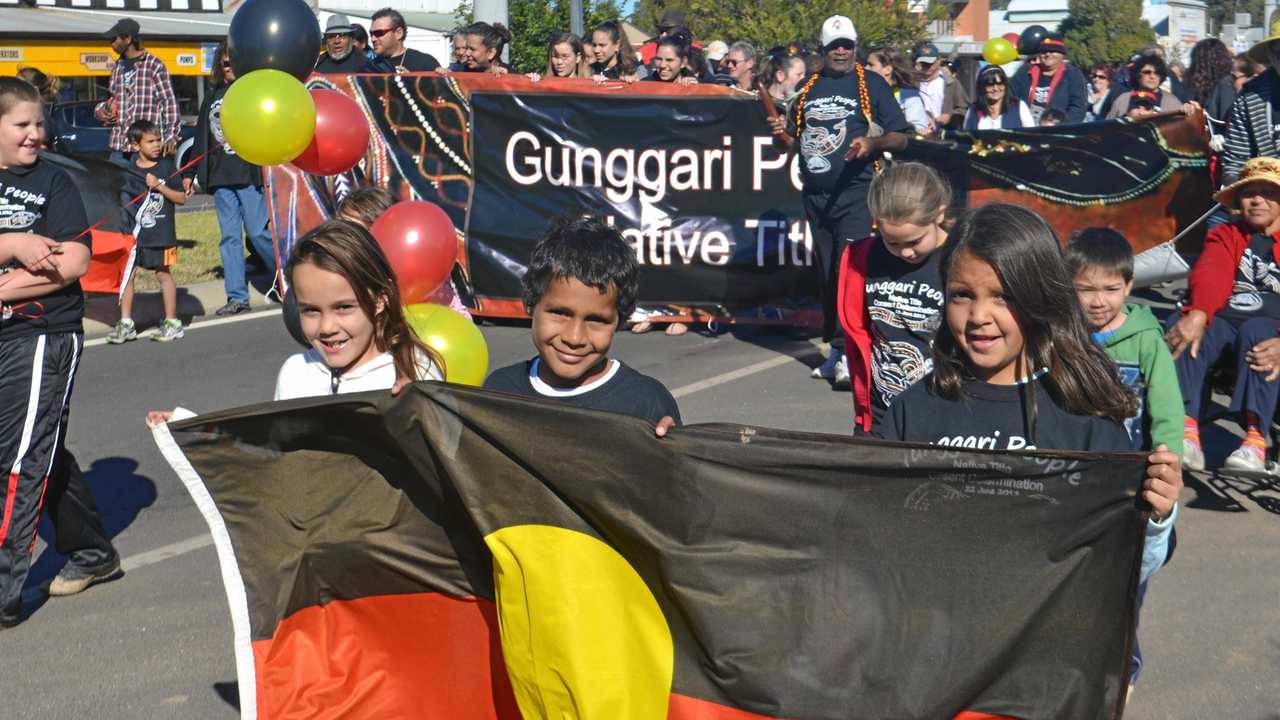 TIME TO TALK: The Gunggari Dictionary and Language Resources project will continue teaching the kids of Mitchell. Picture: Derek Barry