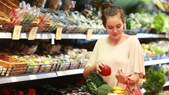 A Coles supermarket in Brisbane. Picture: AAP