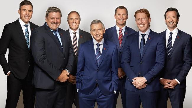 Channel Seven AFL commentary team. Pic: Twitter