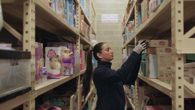 Inside one of Kmart’s online distribution centre. Picture: Supplied