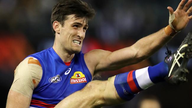 Western Bulldogs ruckman Tom Campbell is looking for a new home. Picture: Michael Klein