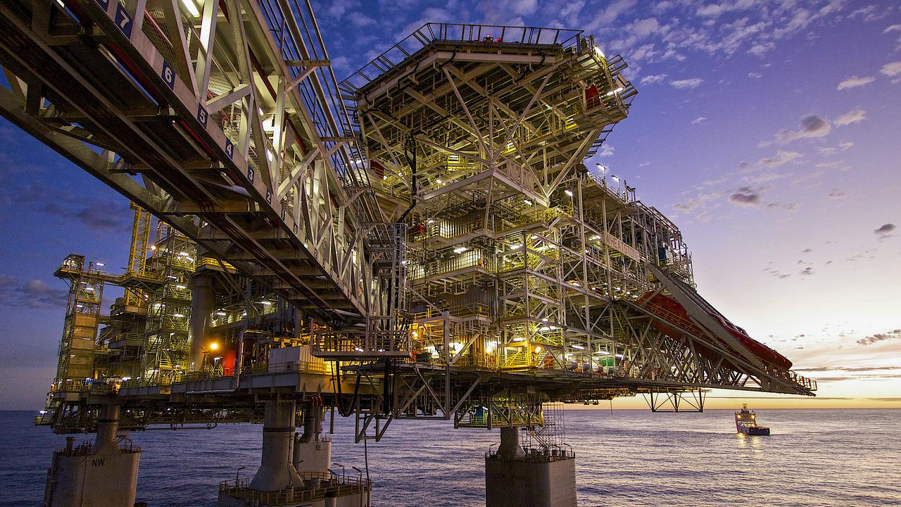 The Chevron Wheatstone platform. Picture: Supplied