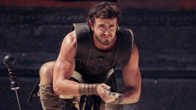 Paul Mescal plays Lucius in Gladiator II from Paramount Pictures.