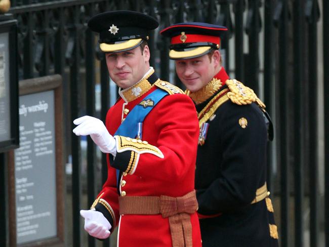 Prince William will be his brother’s best man, after giving up his box seat at the FA Cup final. Picture: AP Photo/Paul Rogers, Pool