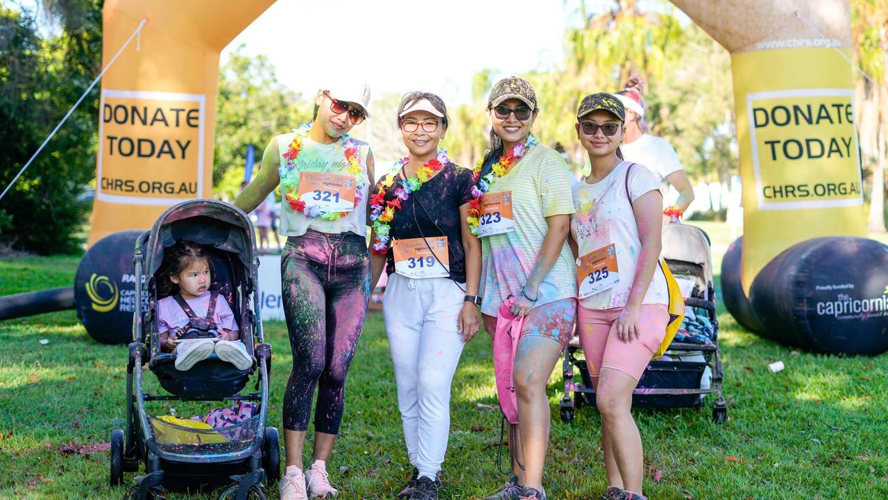 Photos from Cherryandjun Photography of the 2023 Gladstone Colour Me Capricorn fun run for the RACQ CapRescue.