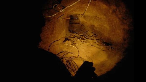 Israeli soldiers have a special “Tunnel Unit” to investigate and dismantle Hamas tunnels. Picture: Getty Images