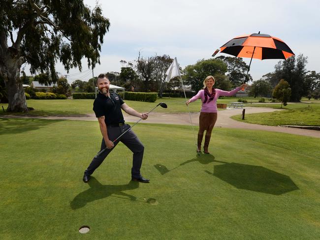 Battling Rossdale Golf Club in Aspendale in 2017 tried to open the golf course up to the community by bringing in bands and festival-type events. Picture: AAP