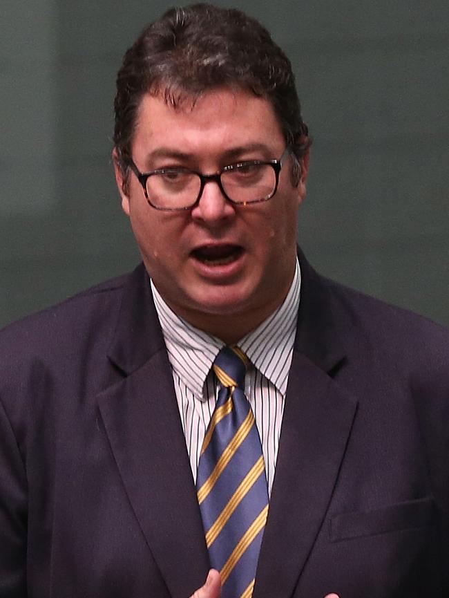 <b>BACKING:</b> George Christensen said: “there’s a small group of people, sadly...talking about internal politics”.