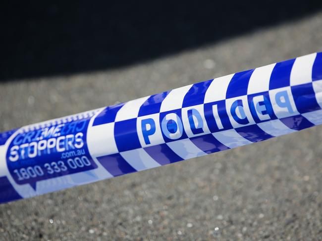 SYDNEY, AUSTRALIA - Newswire Photos - MAY 23 2023: A  general stock view of Police tape on a crime scene in Sydney.  Picture : NCA Newswire / Gaye Gerard