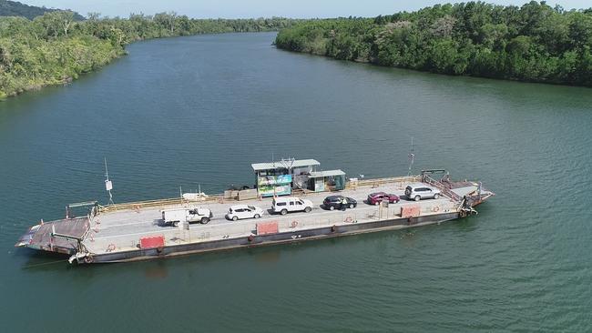 The Douglas Shire Council owned Daintree River ferry service. Photo: Supplied.