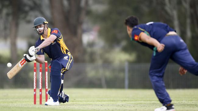 Angus Jack batting for the Central Coast. Picture: John Appleyard