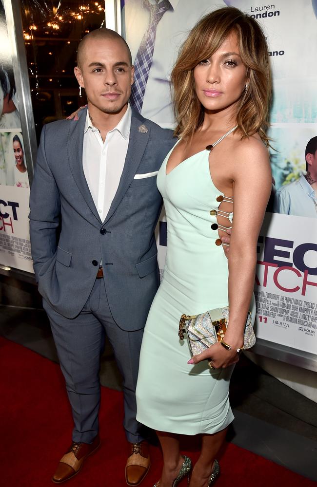 Jennifer Lopez hooked up with her former backup dancer, Casper Smart in 2012. Picture: Getty