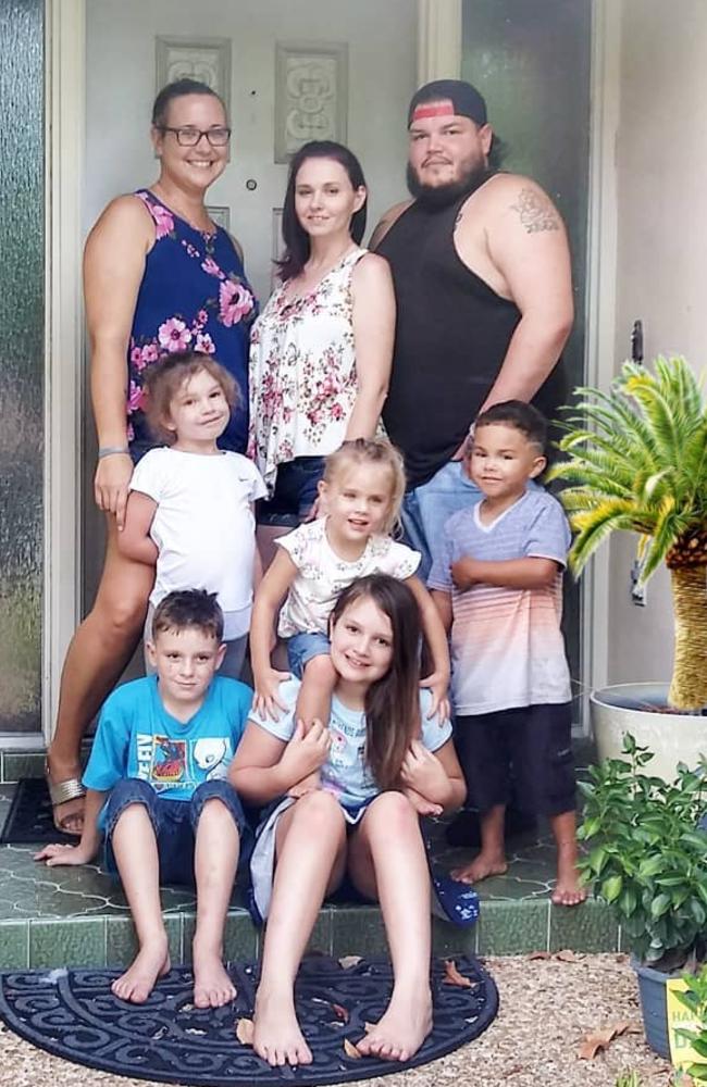 The throuple now have five kids living under their roof, with Carissa bringing her three children. Picture: MDW Features/Australscope