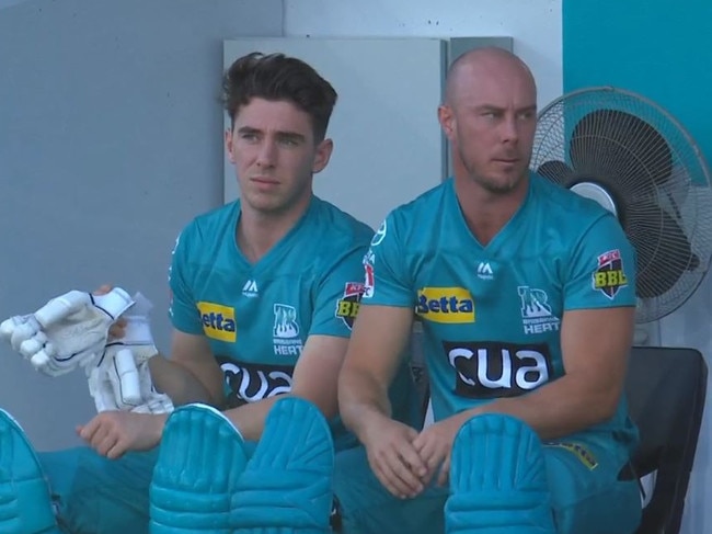 Chris Lynn and Dan Lawrence were in the naughty corner.