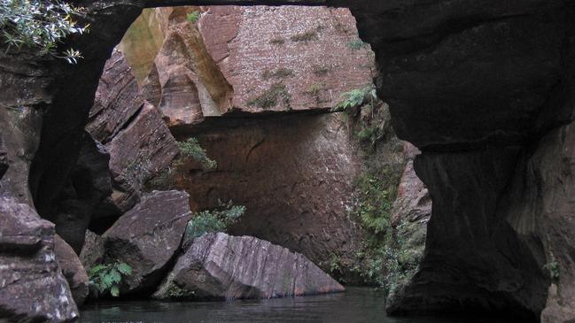 The Wollangambe River, North of Mt Wilson in the Blue Mountains National Park.