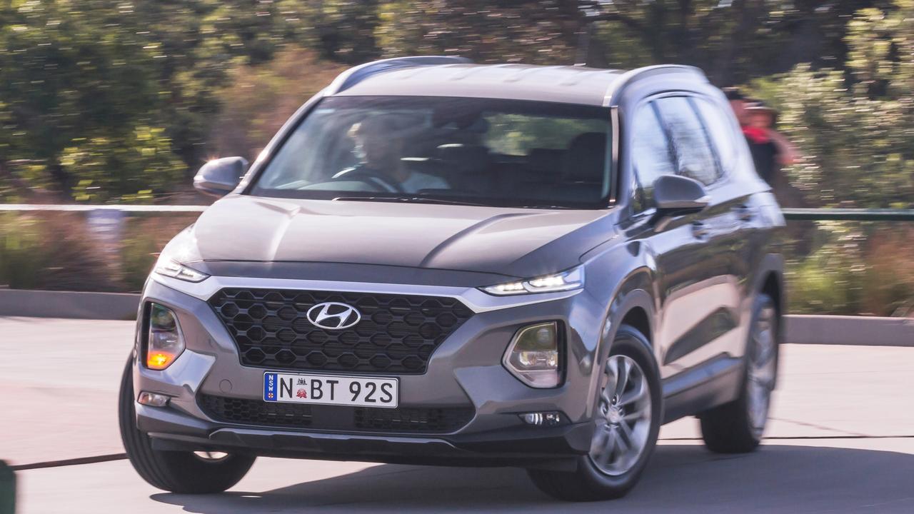 The big Hyundai Santa Fe has had its price slashed. Photo: Thomas Wielecki