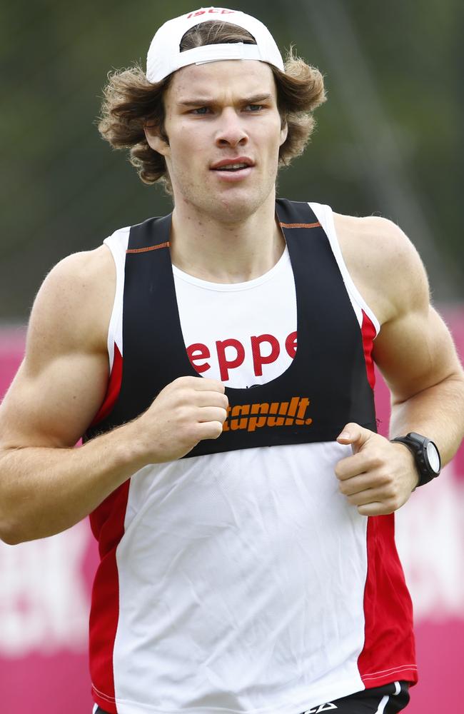 Nathan Freeman is back in full training. Picture: Michael Klein