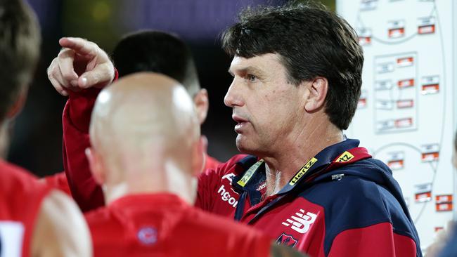 Melbourne have improved exponentially under Paul Roos this season. Picture: SARAH REED.