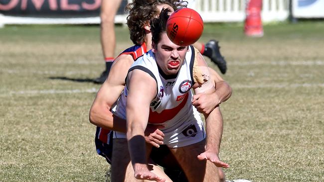 QAFL Colts game between Wilston Grange and Redland-Victoria Point at Hickey Park. Saturday June 11, 2022. Picture, John Gass