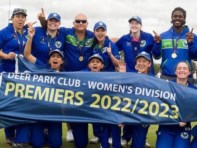 Caroline Springs wins the VTCA Women's premiership. Picture: Caroline Springs CC