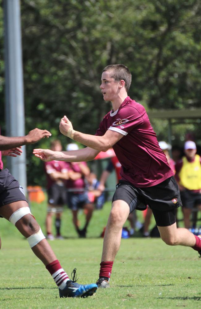 Ballymore Cup rugby action at the Albany Creek Brumbies Junior Rugby Union Club on Friday, April 12, 2024.