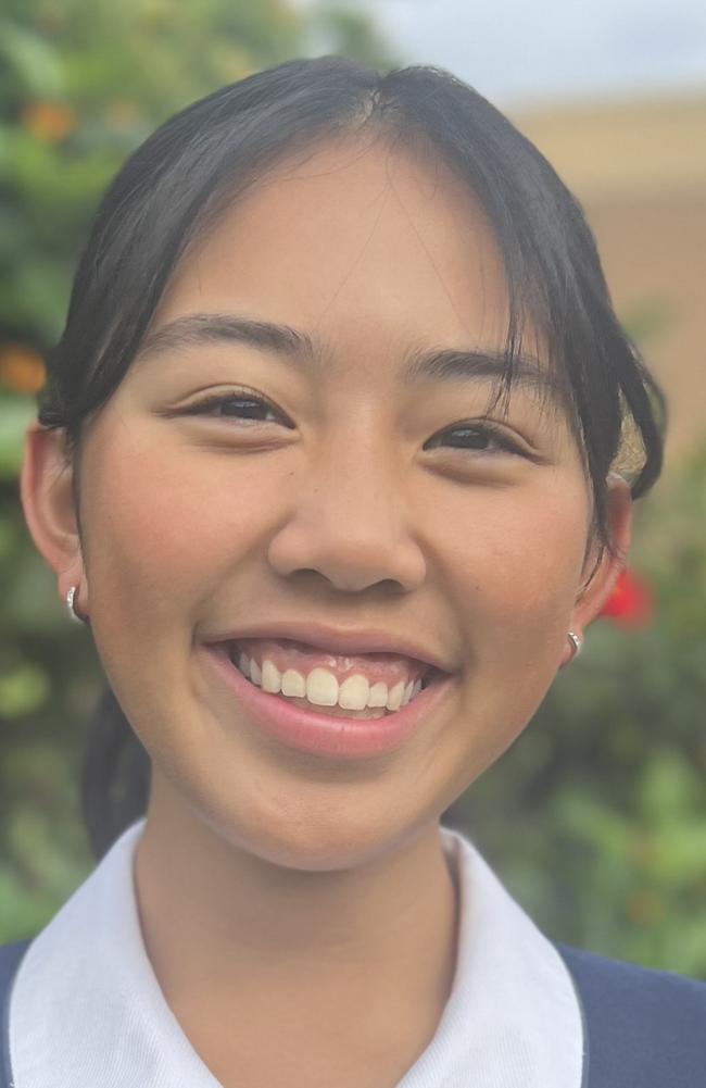 Blacktown school leader: St Andrews College Marayong captain Caitlyn dela Cruz