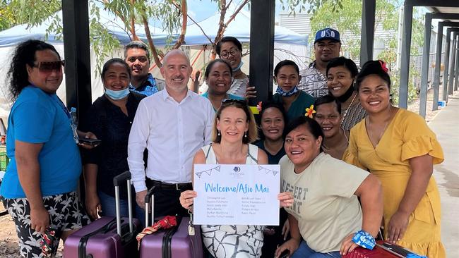 Pacific workers play an important role in filling seasonal jobs at Top End mango farms. Picture: Supplied