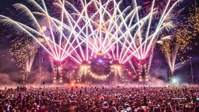 An Instagram post of the Defqon music festival held in Penrith over the weekend.