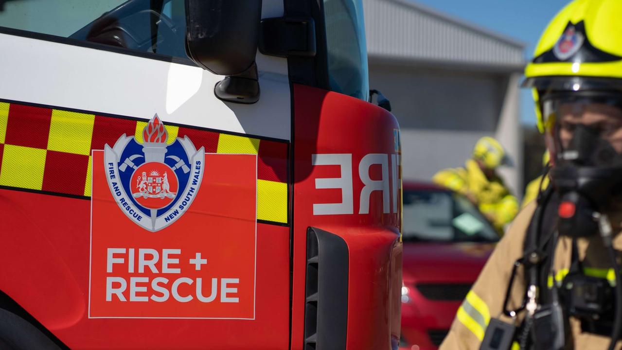 The Casuarina family’s home burnt down on January 16. Picture: Fire and Rescue, generic