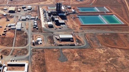 Aerial images of Honeymoon uranium project 80km north-west of Broken Hill. Supplied by Boss Energy