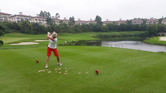 Tee off at Mission Hills. Picture: Supplied