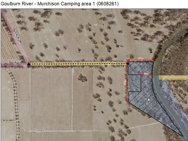 Tight site: The Goulburn River - Murchison Camping area one, opened up by the government to campers last week (off the intersection of Day and Finlay Rds).