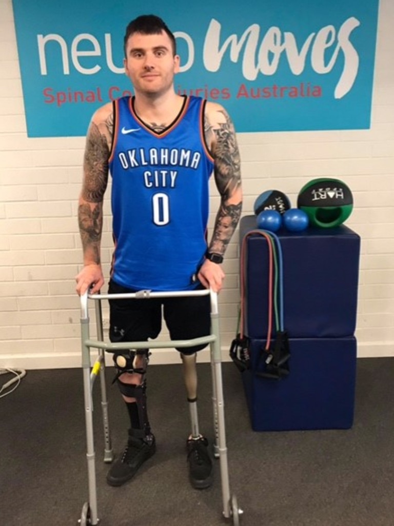 He said the cause was ‘close to his heart’ and wanted to show others that living with a disability didn’t mean a person was incapable of doing things. Picture: Supplied