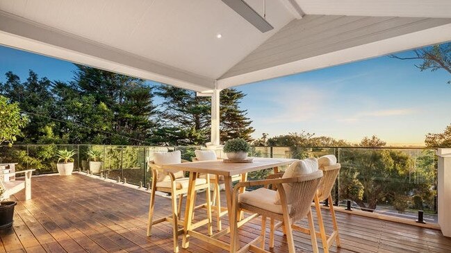 The home’s sweeping views were key to its auction success.