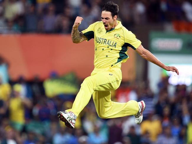 Mitchell Johnson was certainly pumped to face India.
