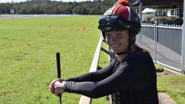 Queensland jockey Montana Philpot. Picture: Eddie Franklin