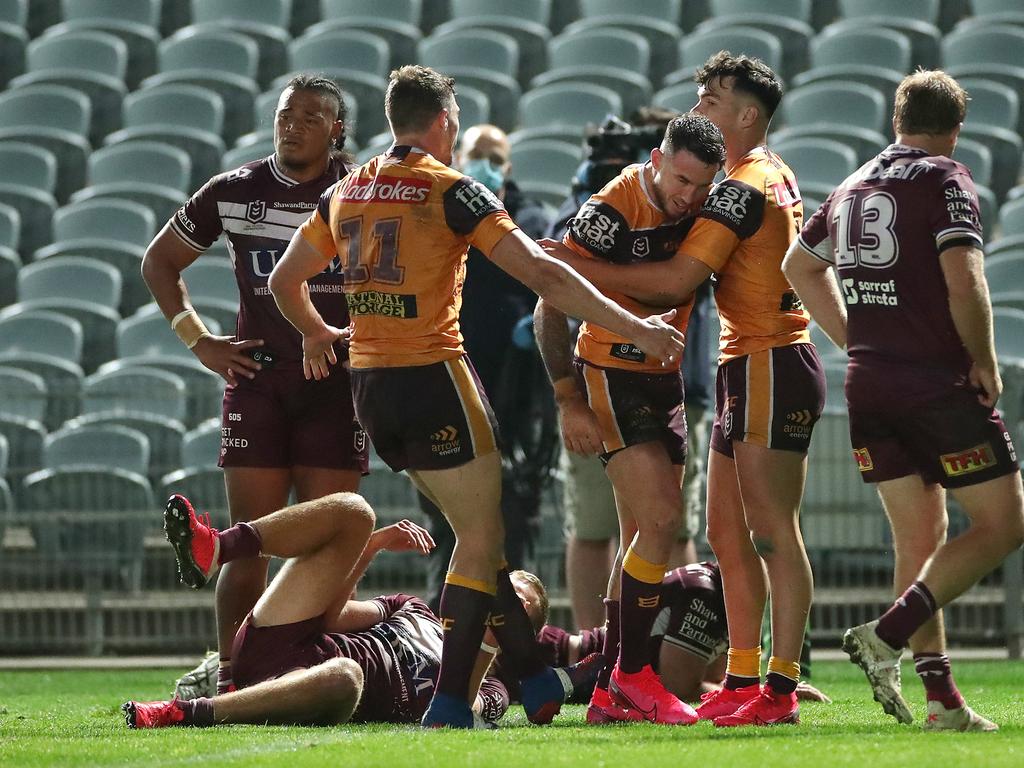 The Broncos were on fire in the first half against the Sea Eagles.