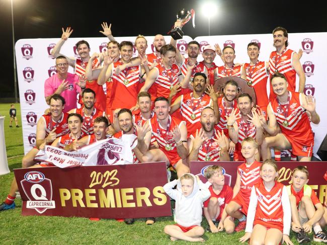 Yeppoon Swans won the League grand final for AFL Capricornia. Picture: Supplied