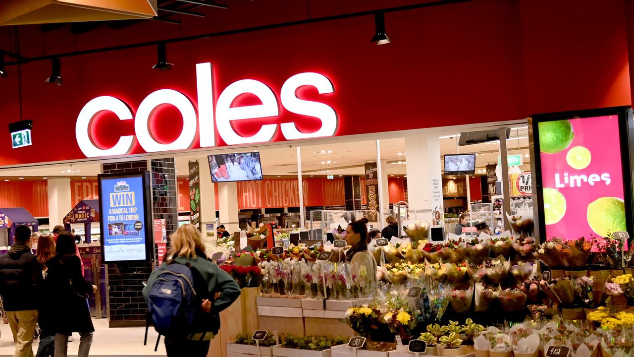 Inflation is negatively impacting Coles’ prices and cost of doing business. Picture: NCA NewsWire / Jeremy Piper