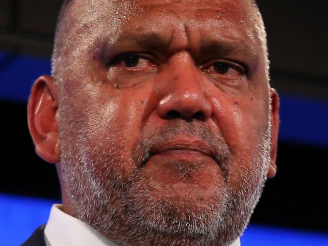 Noel Pearson, founder of the Cape York Institute for Policy and Leadership, addresses the National Press Club in Canberra.