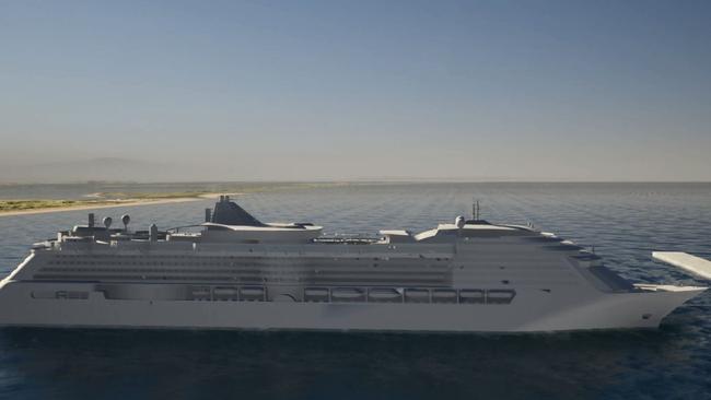 The proposed offshore Gold Coast cruise ship terminal will go to the next stage.