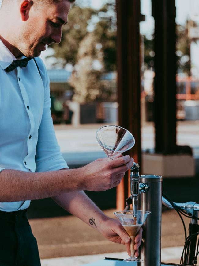 Poured from a stout tap makes the brew creamy. Credit: Shan Rose Photography.