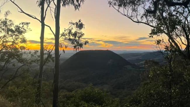 Slow-moving grass fire heading up Toowoomba Range